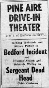 Pine Aire Drive-In Theatre (Pine-Aire) - 5 May 1966 Ad